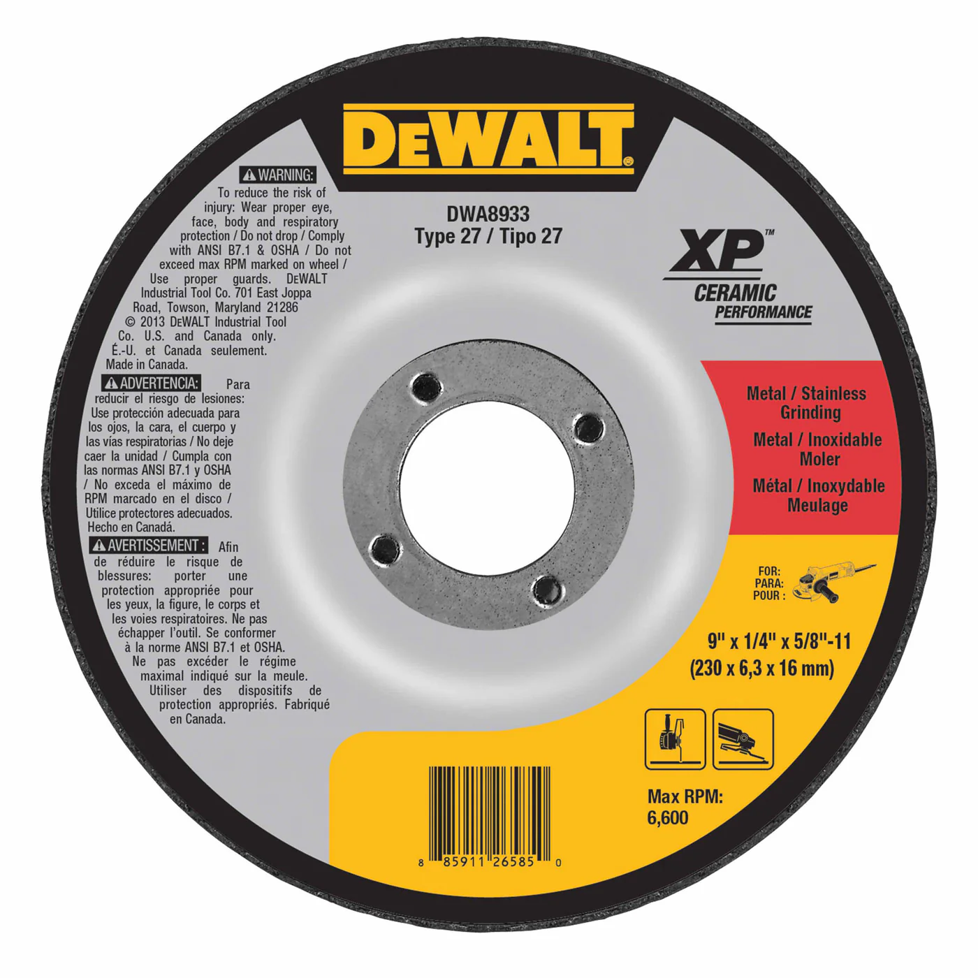 DeWalt DWA8933 9