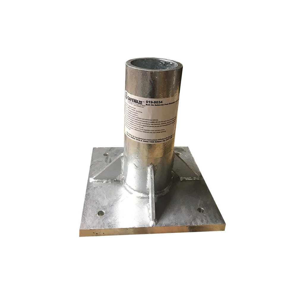 Safewaze 019-8034 Bolt-On Safelink Post Baseplate For Steel & Concrete - Mactool Shop