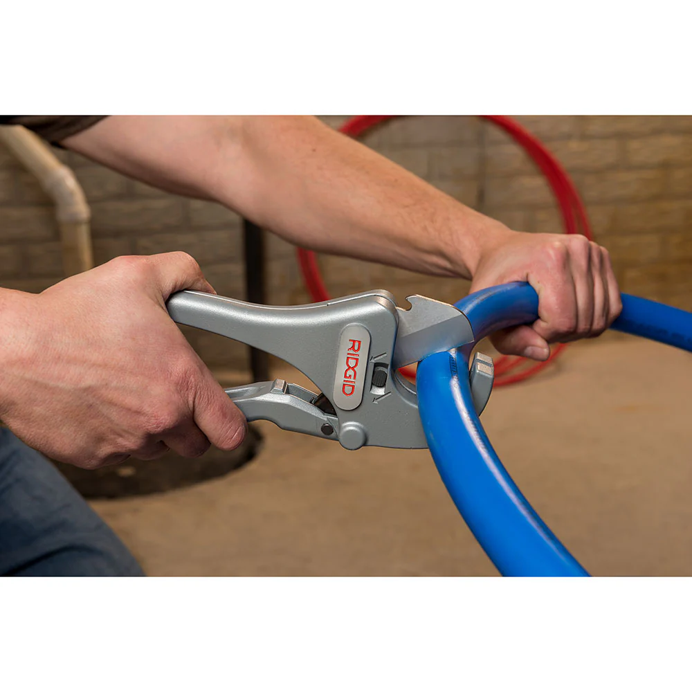 RIDGID 23498 Model RC-1625 Ratchet Action Plastic Pipe & Tubing Cutter 1/8