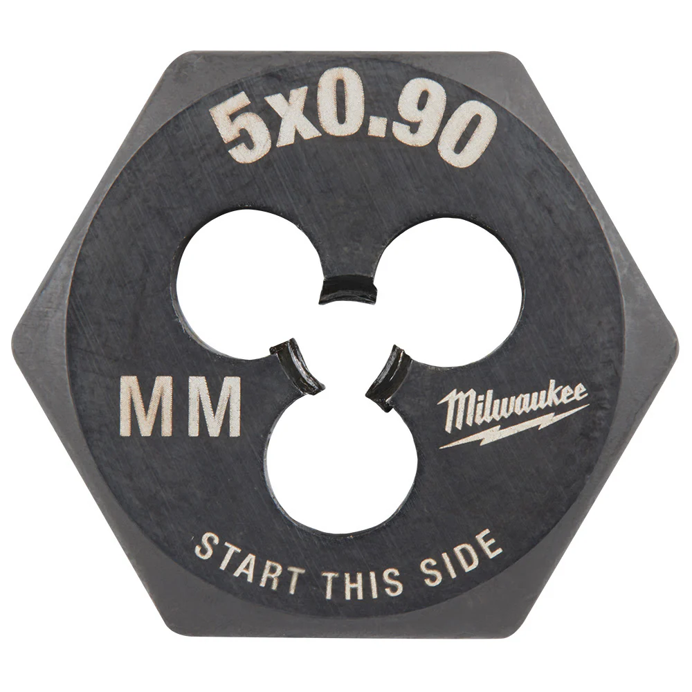 Milwaukee 49-57-5328 M5-0.90 mm 1-Inch Hex Threading Die - Mactool Shop