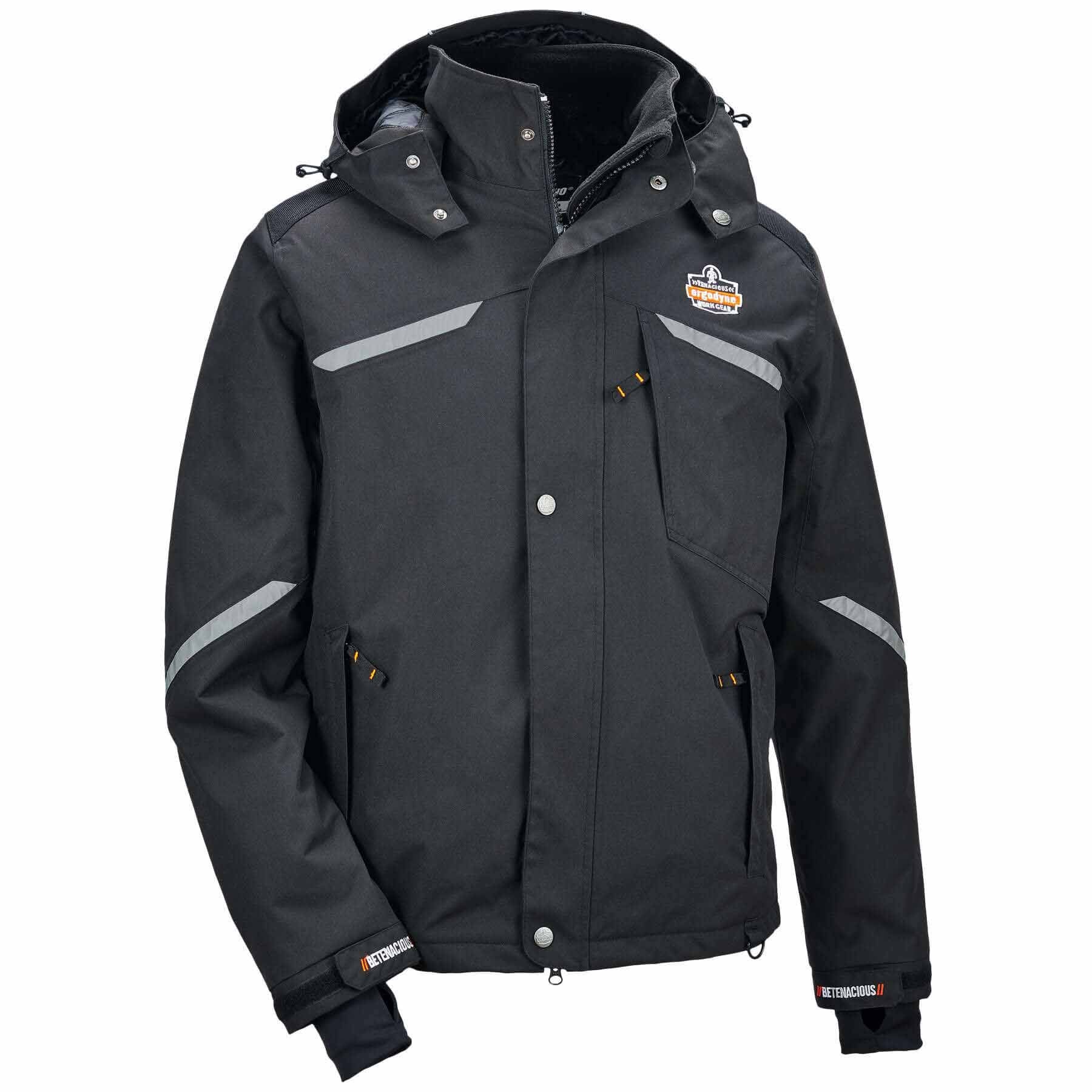 Ergodyne 41118 6466 4XL Black Thermal Jacket - 500D Nylon Shell - Mactool Shop