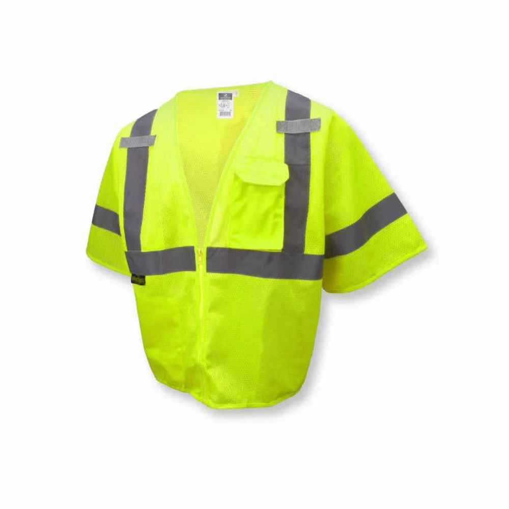 Radians SV3ZGM-2X/3X Economy Mesh Safety Vest, Green, Size 2XL-3XL - Mactool Shop