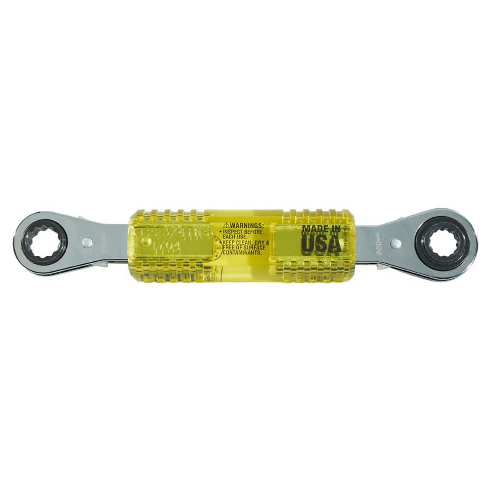 Klein KT223X4-INS Lineman's Insulating 4-in-1 Box Wrench - Mactool Shop