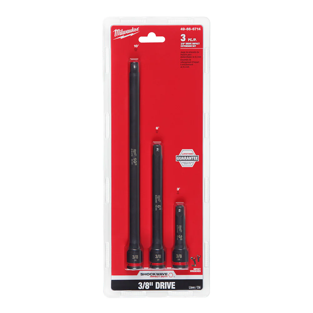 Milwaukee 49-66-6714 3PC SHOCKWAVE Impact Duty™ 3/8
