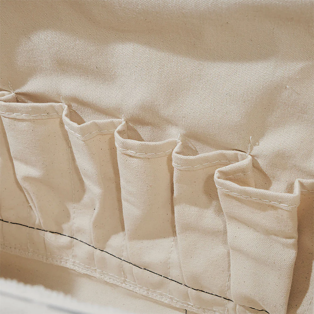 Klein Tools 5003-20 Canvas Tool Bag with Leather Bottom, 20
