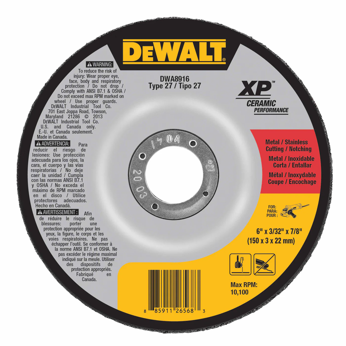DeWalt DWA8916 6