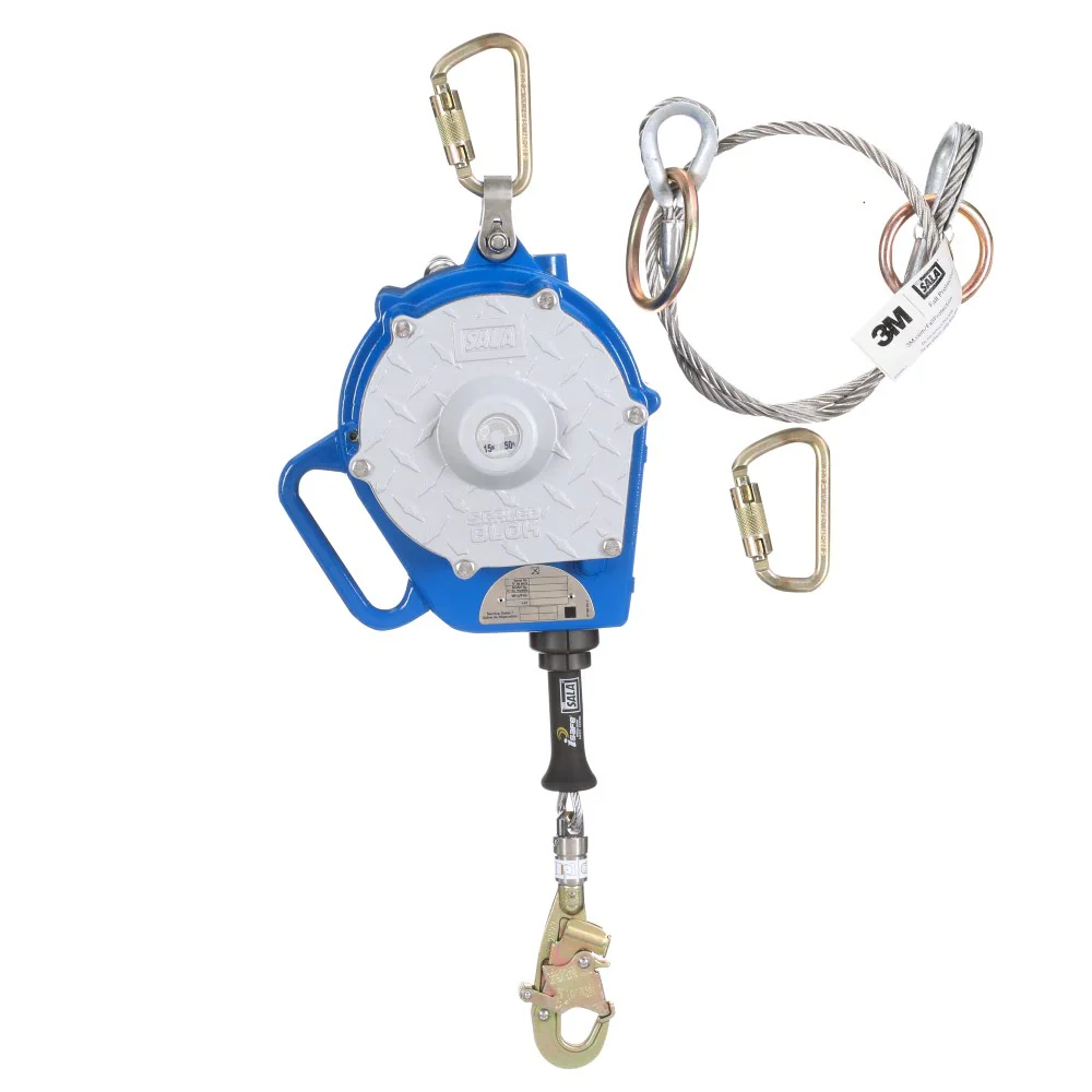 DBI Sala 3400147 Sealed-Blok Self Retracting Lifeline, Retrieval, Galvanized Cable, 50' (15m) - Mactool Shop