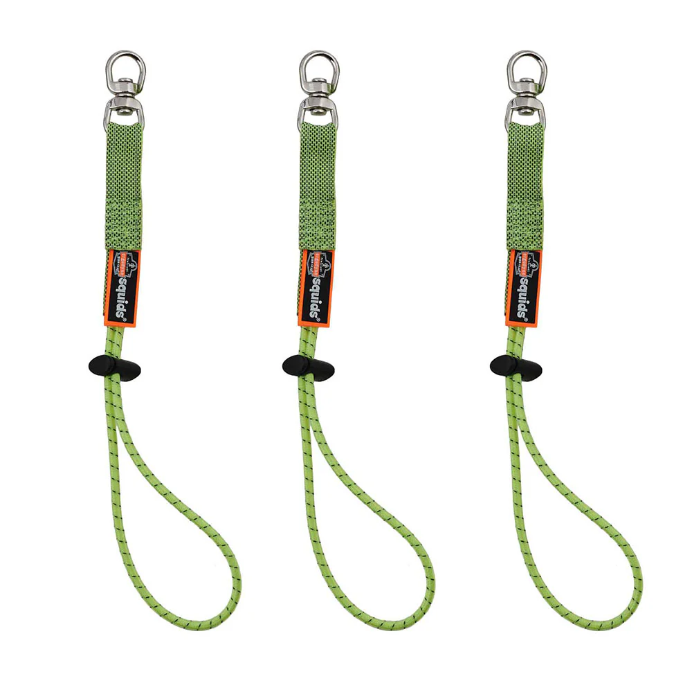Ergodyne 19765 OAH 3713 Elastic Loop Tool Tails Swivel - 10lbs 3-Pack - Mactool Shop