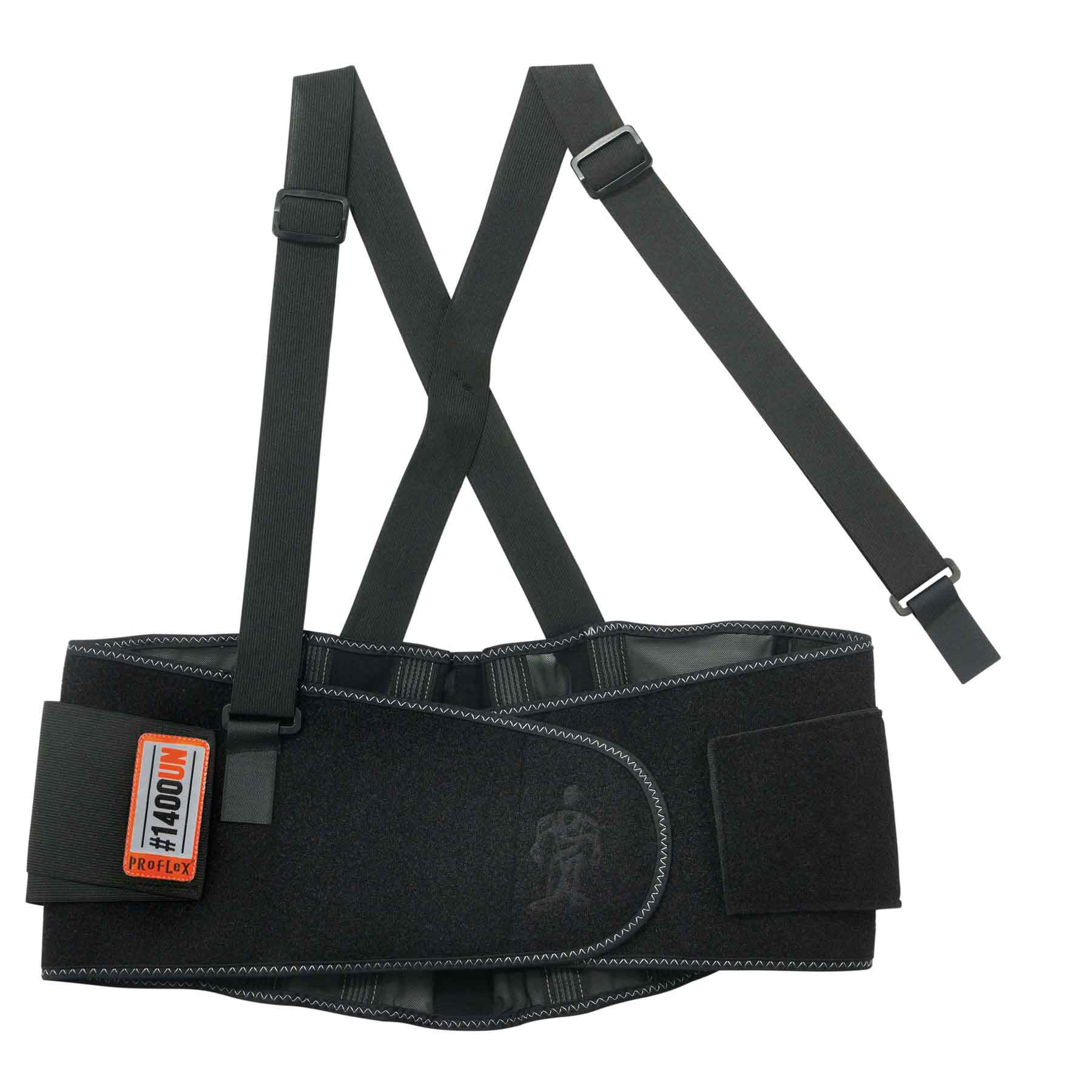 Ergodyne 11400 ProFlex 1400 Universal Size Back Support, Black - Mactool Shop