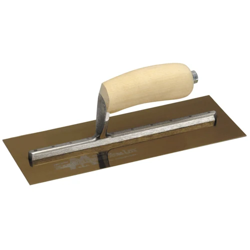 MarshallTown MXS62GS 13401 - 12 X 4 GS Finishing Trowel Curved Wood Handle - Mactool Shop