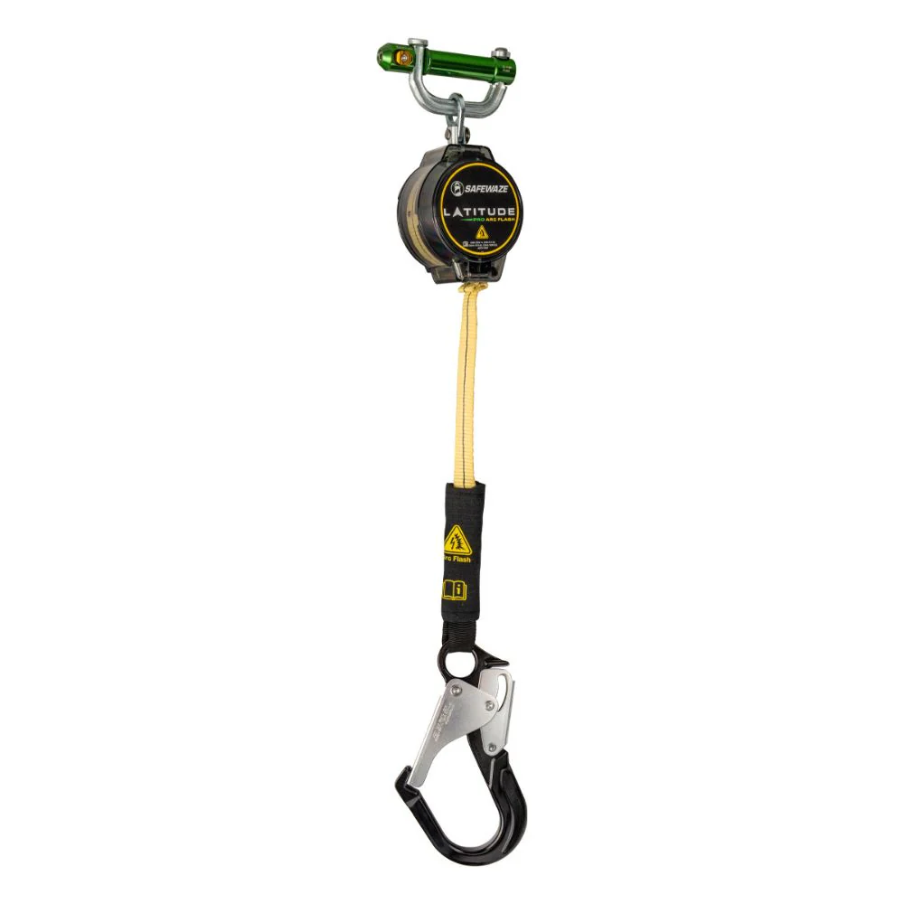 Safewaze 020-5207 Latitude Pro Arc Flash 7' Single Web SRL: 9013 BWB, Alu Rebar Hook - Mactool Shop
