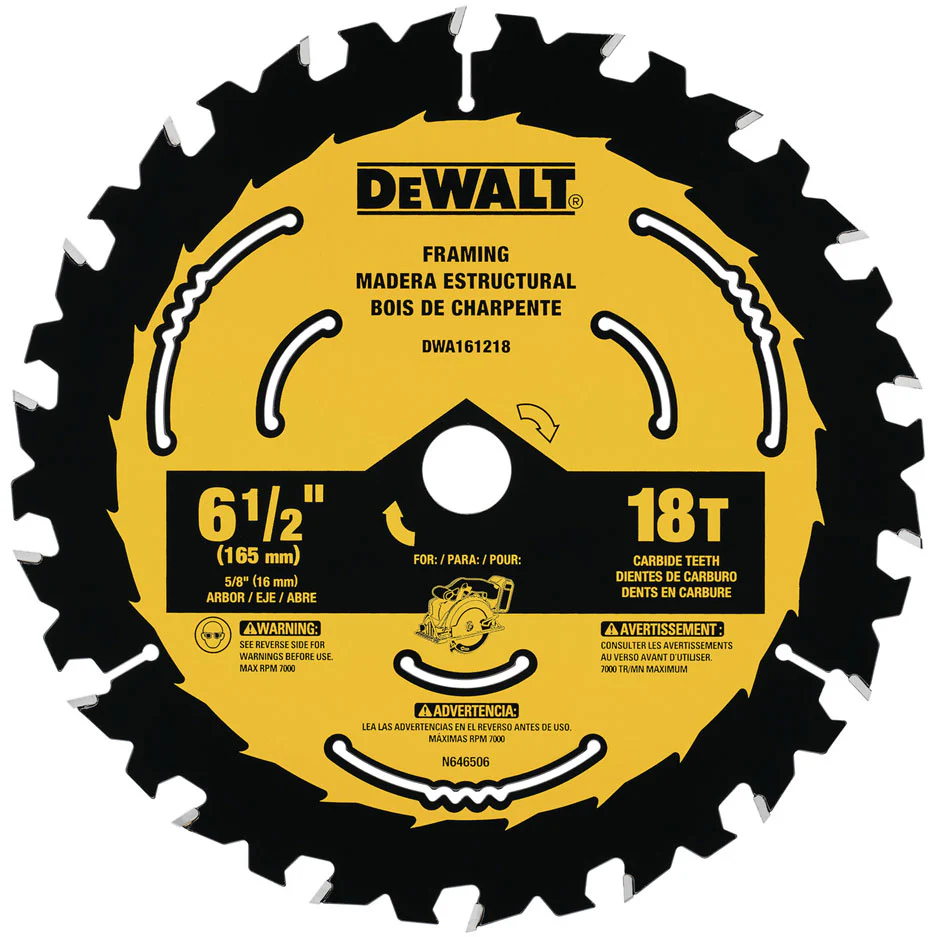 DeWalt DWA161218 6-1/2