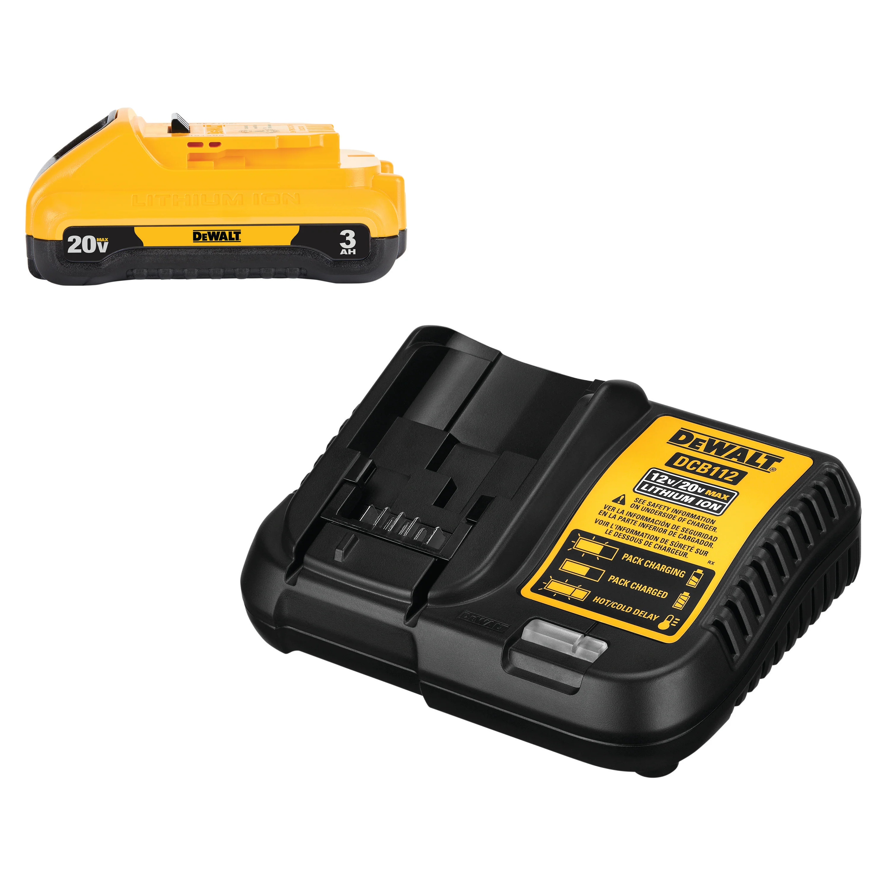 DeWalt DCB230C 20V MAX Starter Kit with 3 Ah Compact Battery & Charger - Mactool Shop