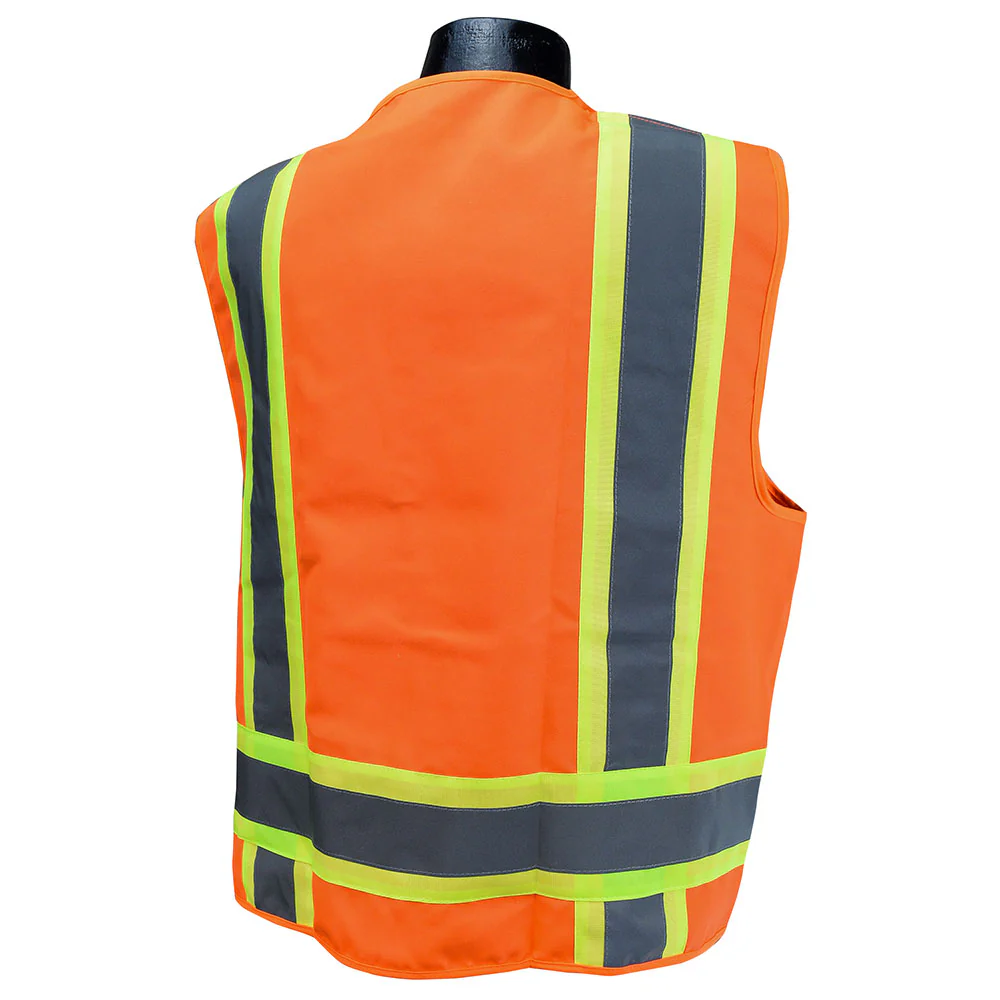 Radians SV62-2ZOT-3X Type R Class 2 Surveyor Safety Vest, Hi Viz Orange, 3XL - Mactool Shop