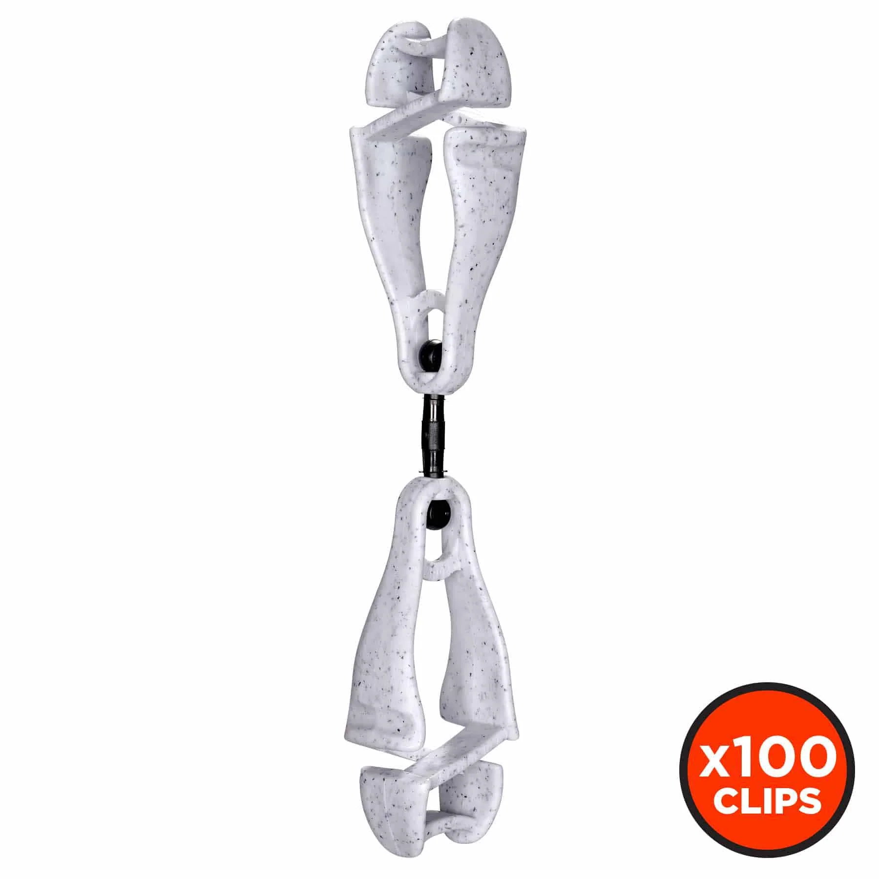 Ergodyne 19515-BULK 3420-BULK Granite Swivel Glove Clip Holder - Dual Clips 100-Pack - Mactool Shop