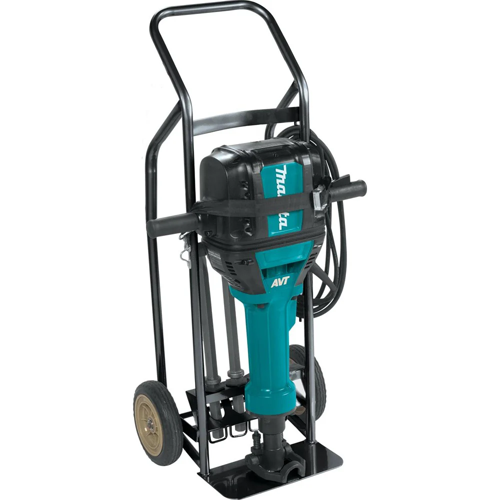 Makita HM1812X3 70 lb. Advanced AVT Breaker Hammer w/ Bits and Cart, 1-1/8