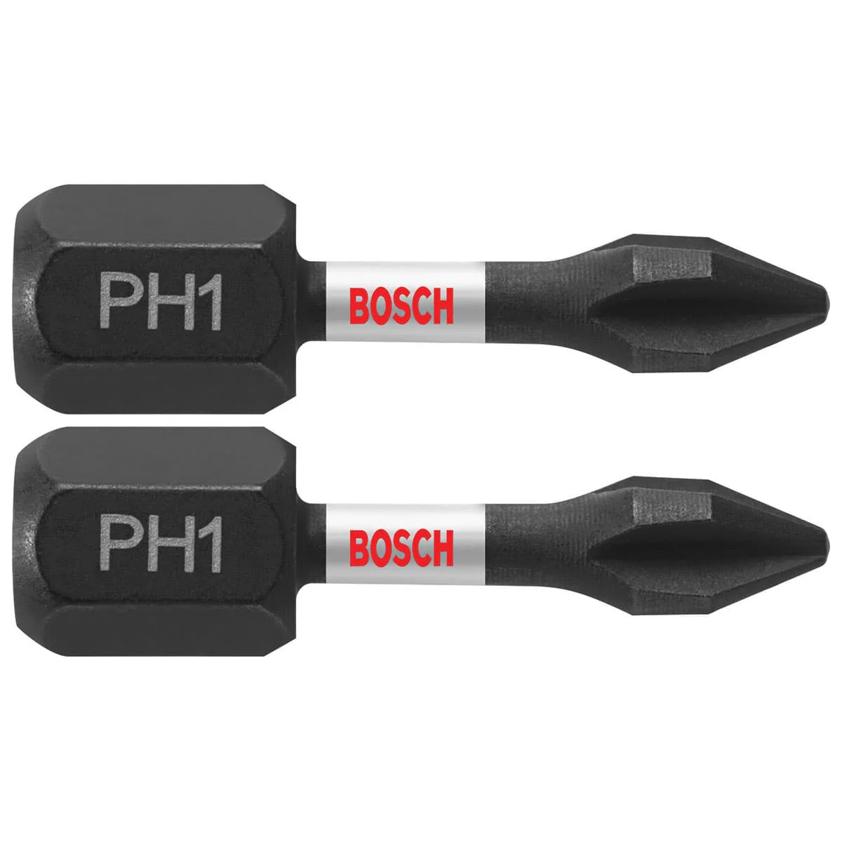 Bosch ITPH1102 2 pc. Impact Tough 1 In. Phillips #1 Insert Bits - Mactool Shop