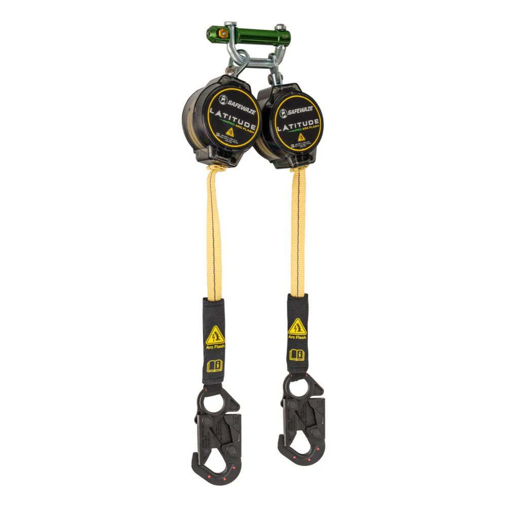 Safewaze 020-5221 Latitude Pro Arc Flash 7' Dual Web SRL: 9013 BWB, Dielectric Snap Hooks - Mactool Shop