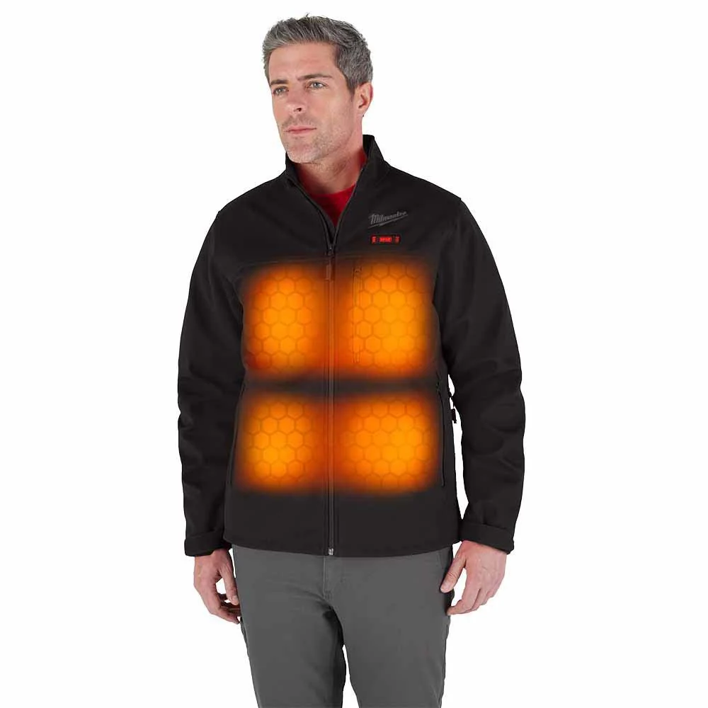 Milwaukee M100B-20 M12 Heated Black Toughshell Jacket Only - Mactool Shop