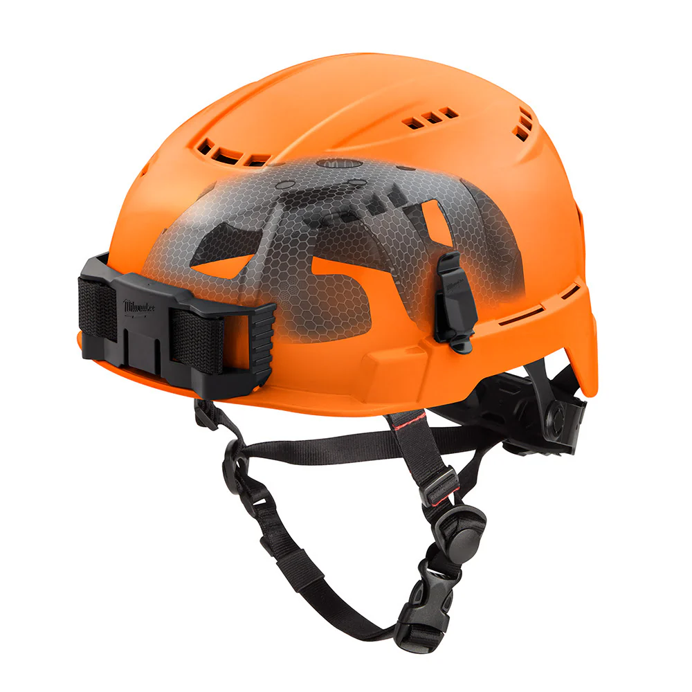 Milwaukee 48-73-1362 BOLT Orange Vented Safety Helmet with IMPACT ARMOR Liner (USA) - Type 2, Class C - Mactool Shop