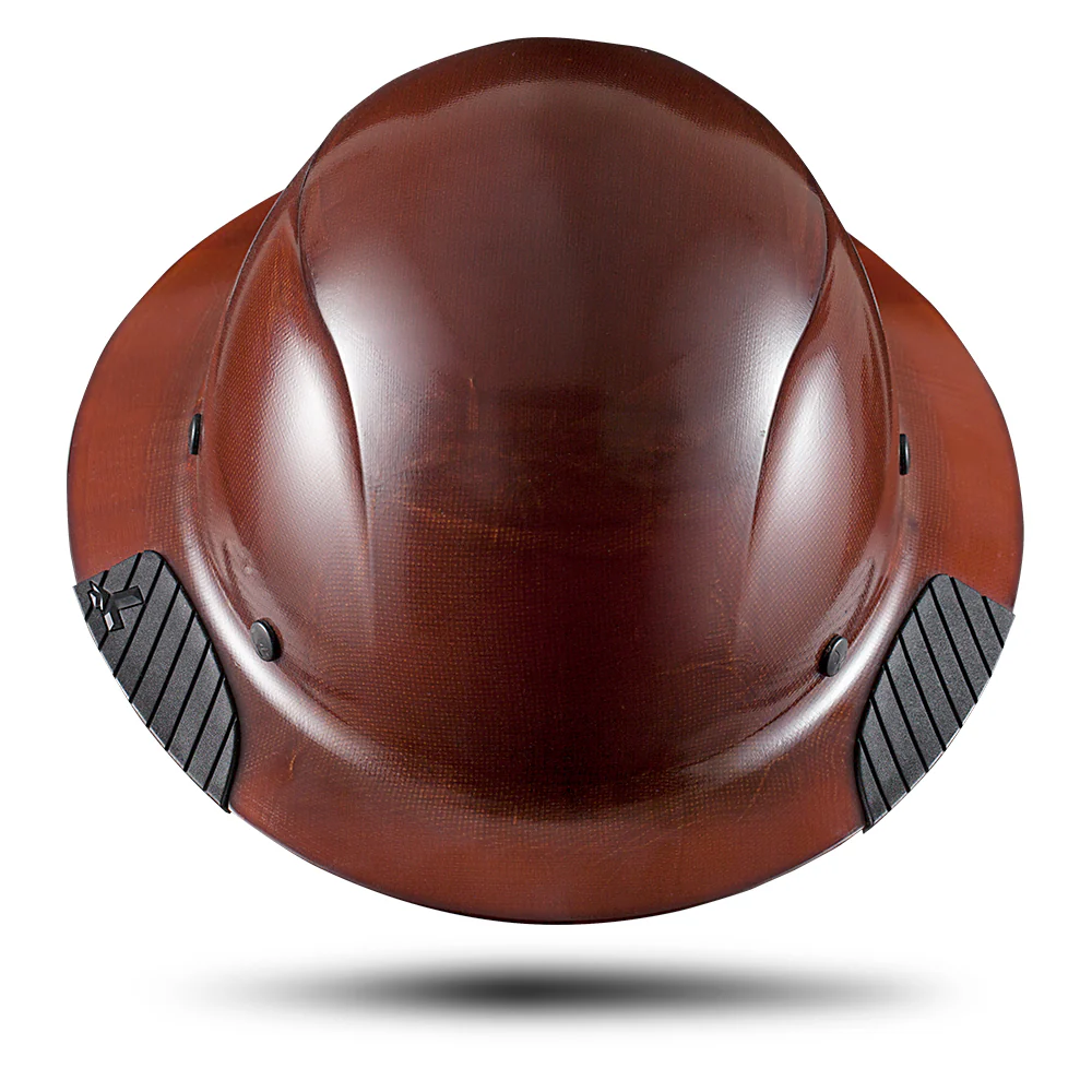 Lift Safety HDF-15NG Dax Fiberglass Composite Full Brim Style Hard Hat -Brown Natural - Mactool Shop