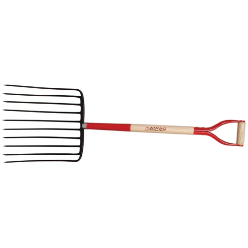 Union Tools 76125 10-oval tine Ensilage Fork, D-Grip - Mactool Shop
