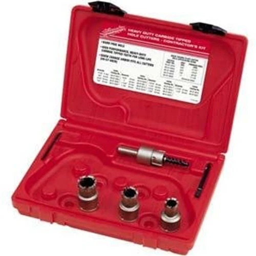 Milwaukee 49-22-8300 5-Piece Electricians Carbide Hole Saw Kit - Mactool Shop