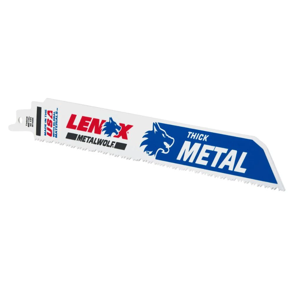 Lenox 20177B9110R METALWOLF 9 in. 10 TPI WAVE EDGE Reciprocating Saw Blade (25 PK) - Mactool Shop