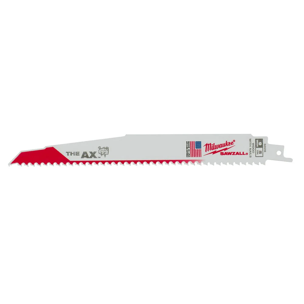 Milwaukee 48-01-7026 Super Sawzall Blade 5 Teeth per Inch 9-Inch Length, Ax (100 Pack) - Mactool Shop