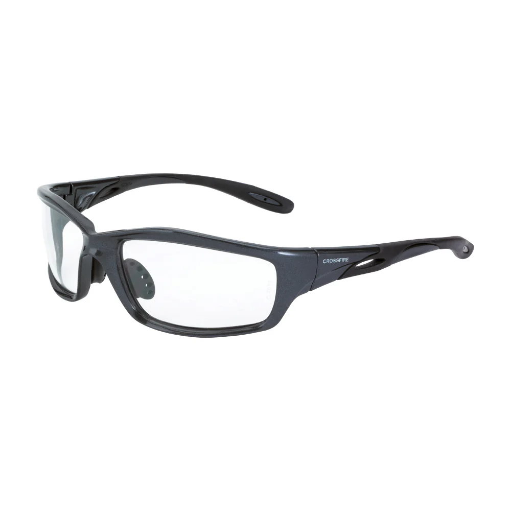Crossfire Infinity - Clear lens / Shiny pearl gray frame - Mactool Shop