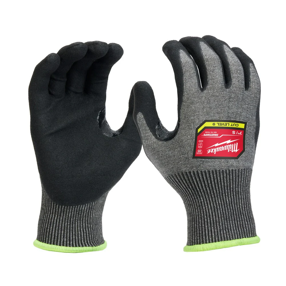 Milwaukee 48-73-7030 Cut Level 9 High-Dexterity Nitrile Dipped Gloves - S - Mactool Shop