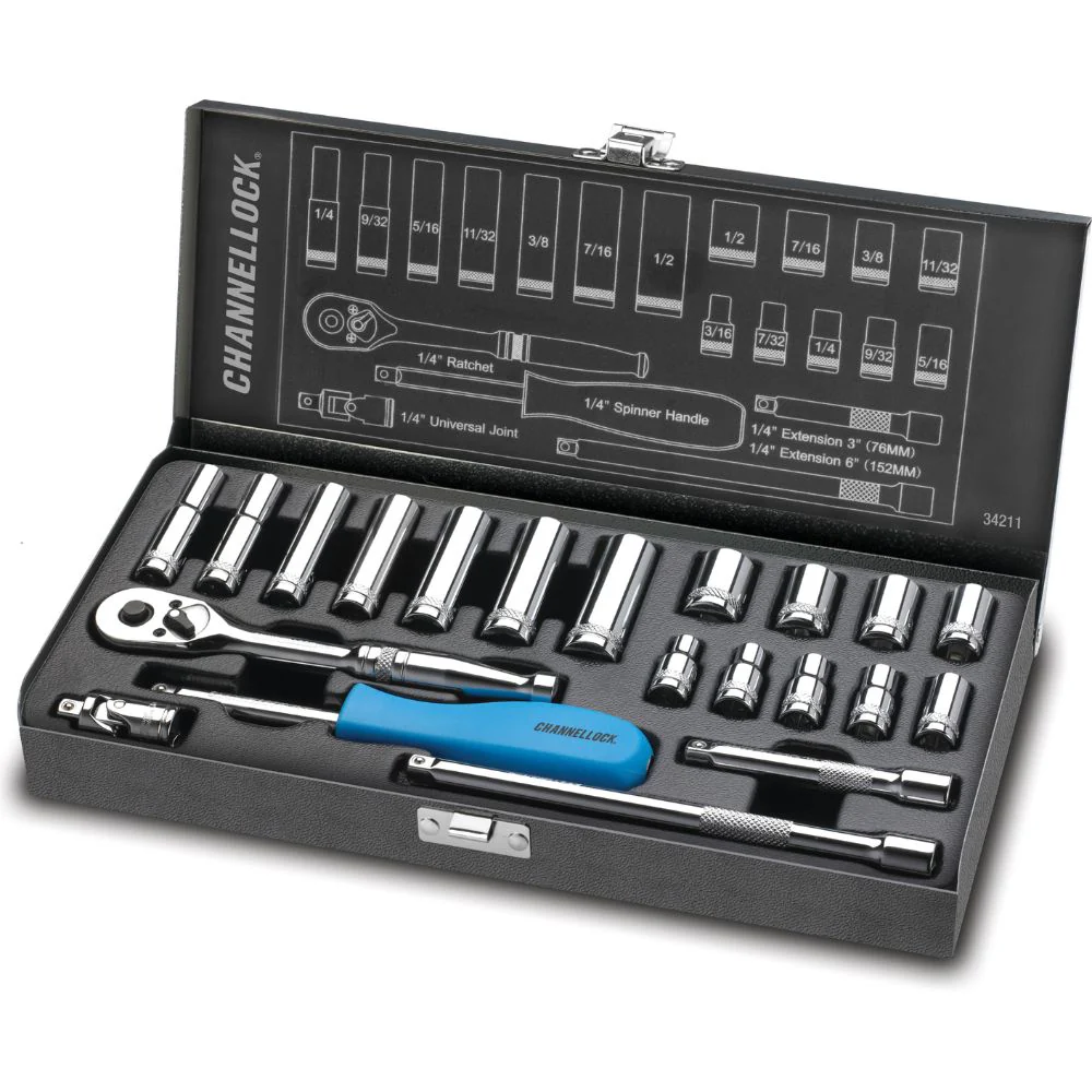 Channel Lock 34211 21-Piece 1/4