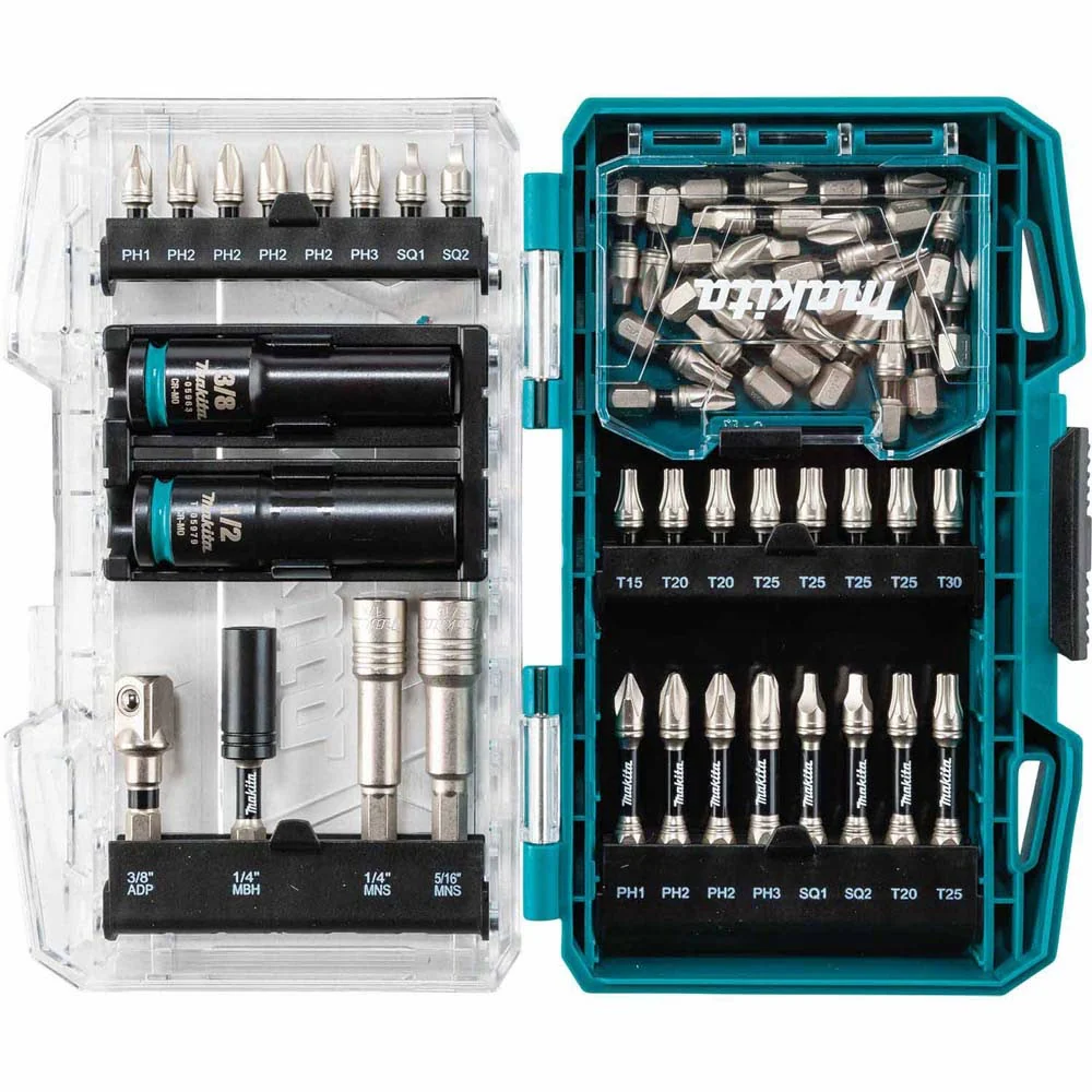 Makita T-05941 Impact XPS 50 Pc. Impact Driving and Fastening Bit Set - Mactool Shop