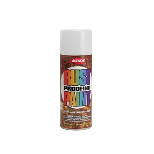 Aervoe 307 12 oz. Safety White DTM Rust Proof Enamel Any-Way Paint - Mactool Shop