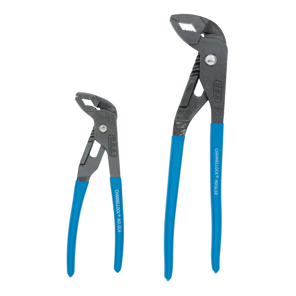 Channellock GLS-2 2pc GripLock Plier Set, 6.5