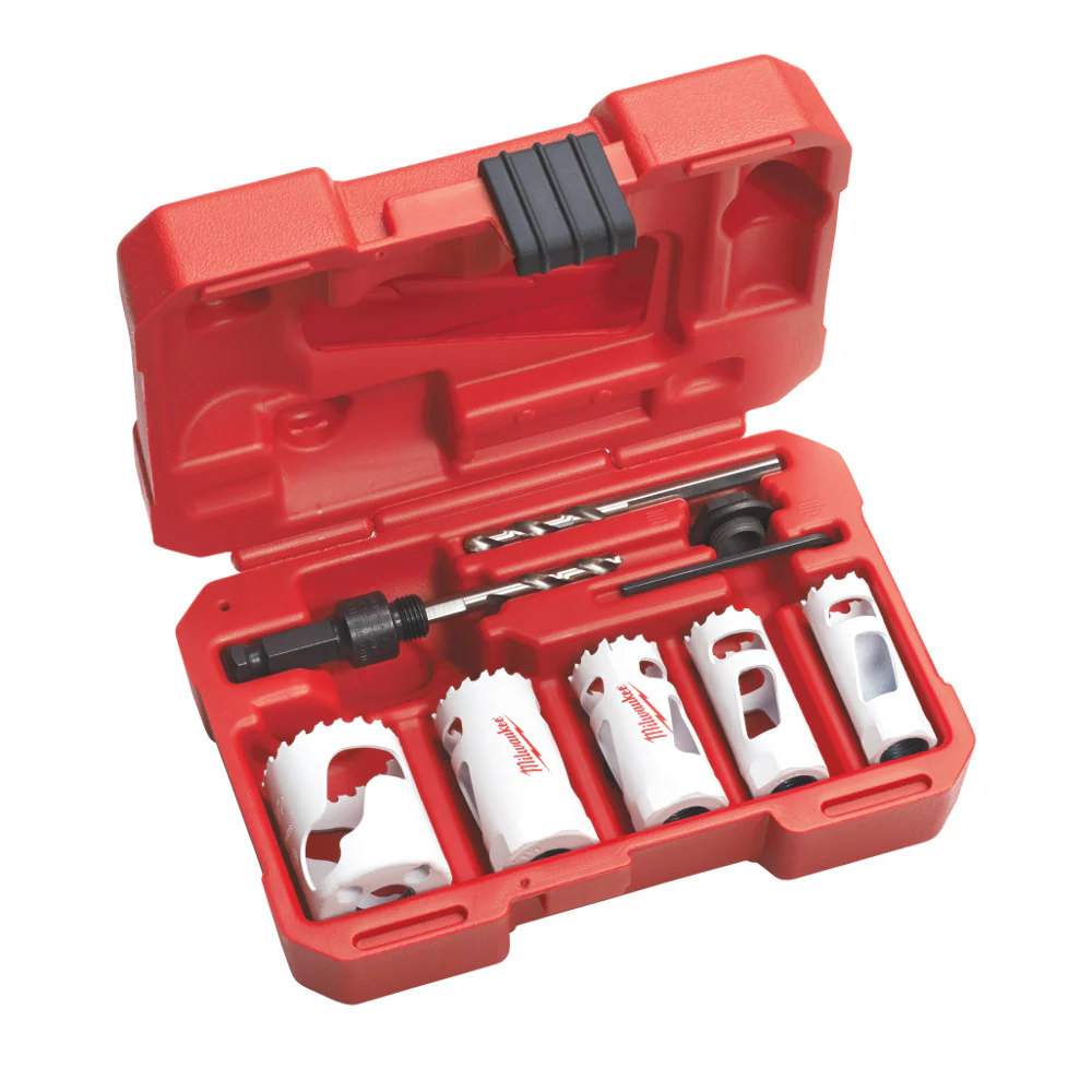 Milwaukee 49-22-4138 Plumber's Compact Hole Dozer™ Bi-Metal Hole Saw Kit (8-Piece) - Mactool Shop