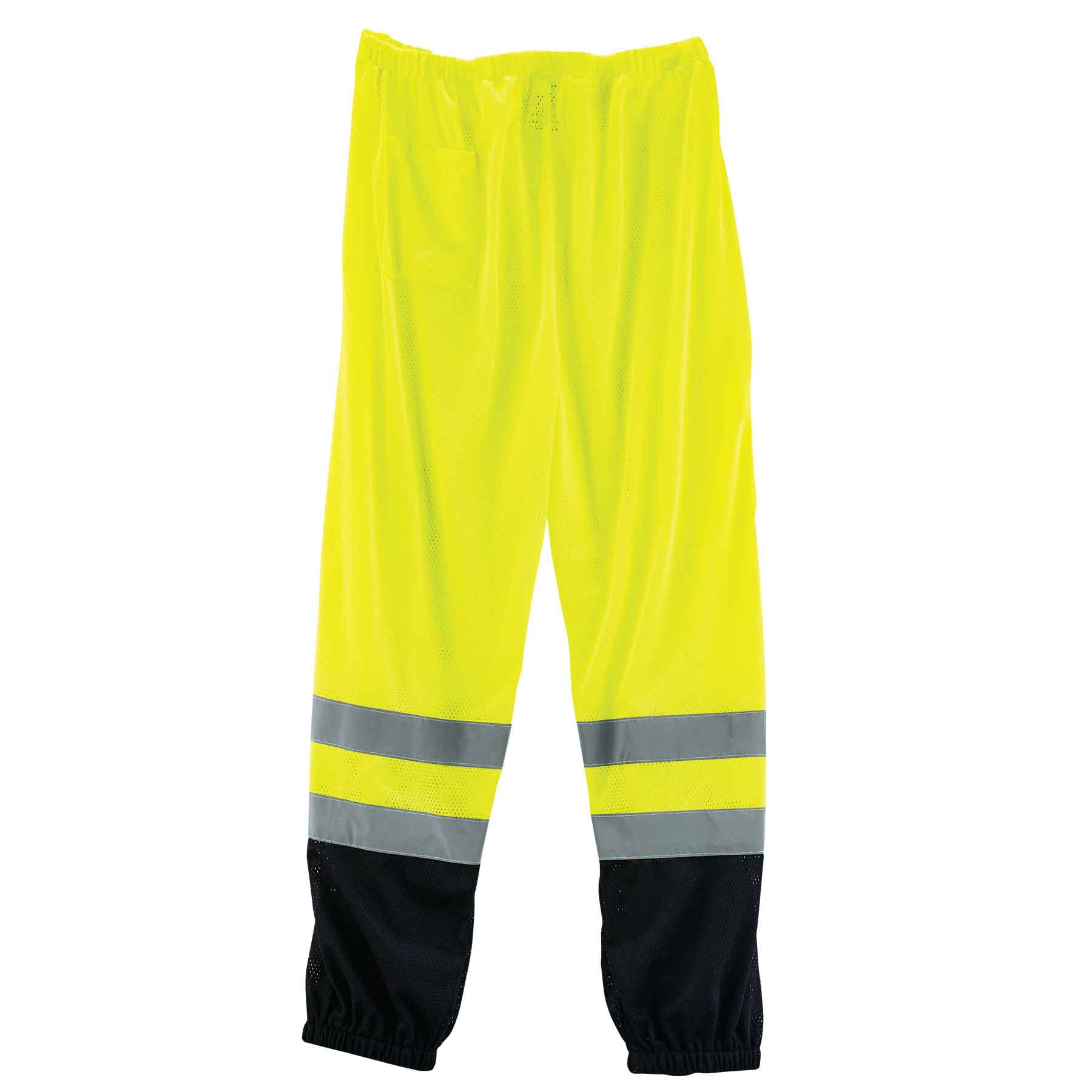 Ergodyne 23955 GloWear 8910BK Supplemental Class E Black Bottom Hi-Vis Pants, Large/XL, HV Lime - Mactool Shop