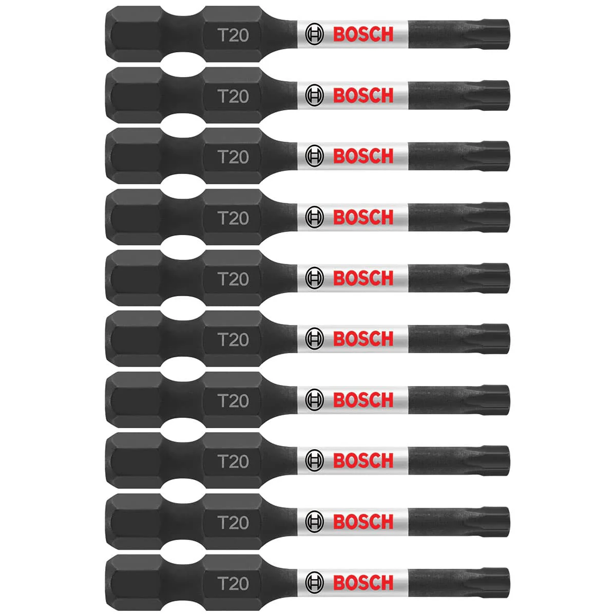 Bosch ITT202B 10 pc. Impact Tough 2 In. Torx #20 Power Bits (Bulk Pack) - Mactool Shop