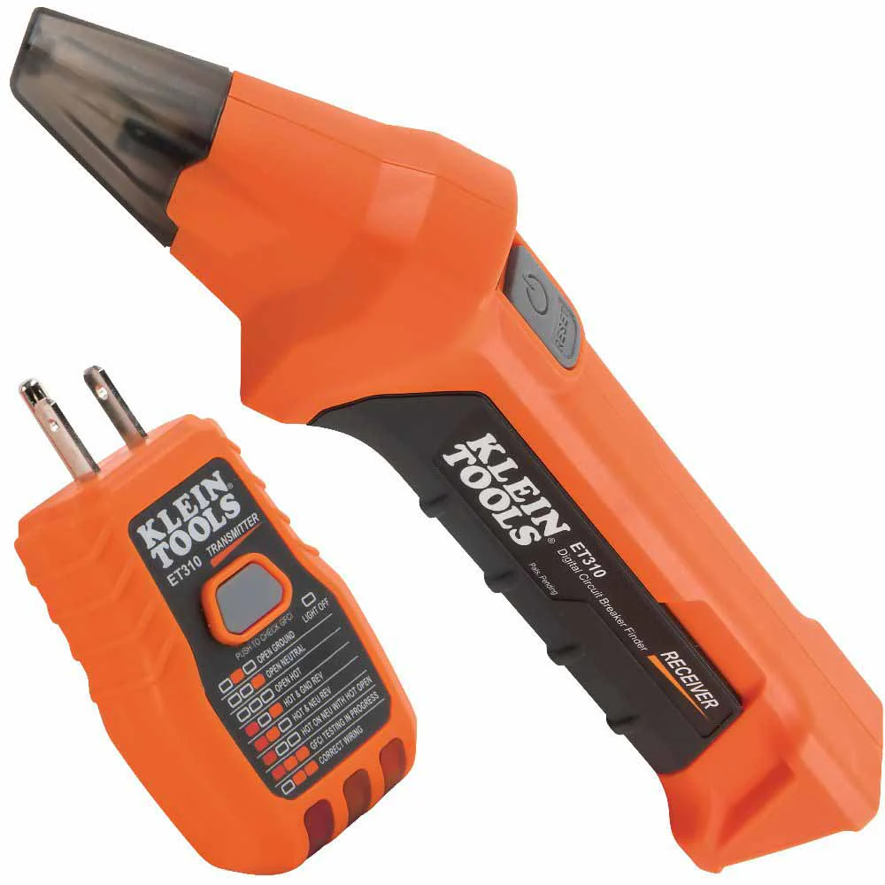 Klein ET310 Digital Circuit Breaker Finder with GFCI Outlet Tester - Mactool Shop