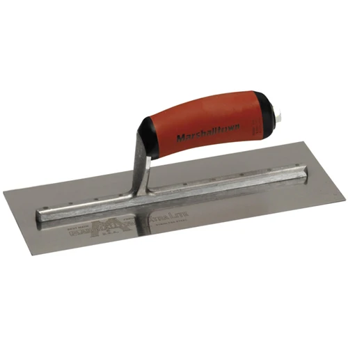 MarshallTown MXS2SSD 15333 - 11 1/2 X 4 1/2 SS Finishubg Trowel Curved DuraSoft Handle - Mactool Shop