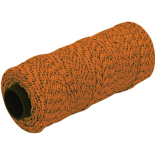MarshallTown ML614 10265 - Bonded Mason's Line 500' Orange and Black, Size 18 6