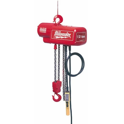 Milwaukee 9568 1 Ton Electric Chain Hoist - 10 ft. - Mactool Shop