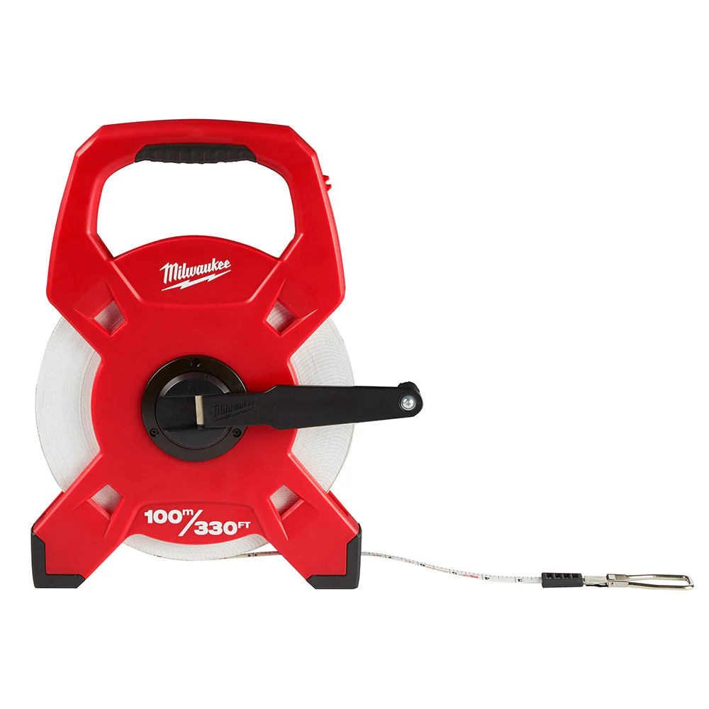 Milwaukee 48-22-5310 100m/300' Fiberglass Open Reel Long Tape - Mactool Shop