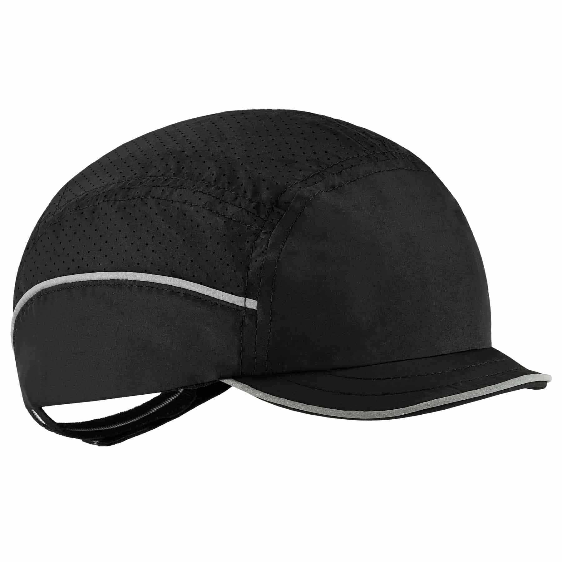 Ergodyne 23362 8955 Micro Brim Black Lightweight Bump Cap Hat - Mactool Shop