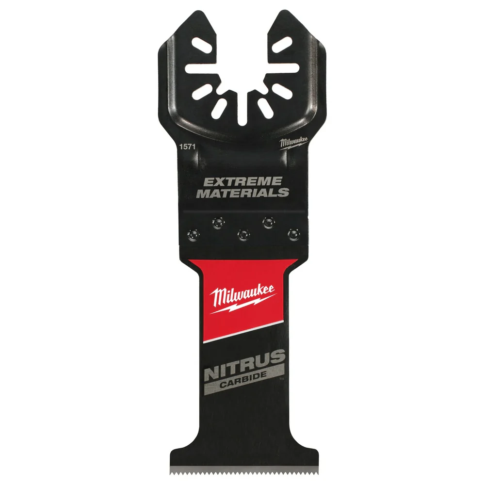 Milwaukee 49-25-1575 NITRUS CARBIDE Extreme Materials Universal Fit OPEN-LOK Multi-Tool Blade 5PK - Mactool Shop