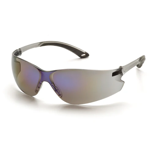 Pyramex S5875S Itek Eyewear Blue Mirror Lens with Gray Temples - Mactool Shop