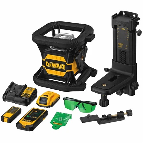 Dewalt DW080LGS 20V MAX Tool Connect Green Tough Rotary Laser - Mactool Shop