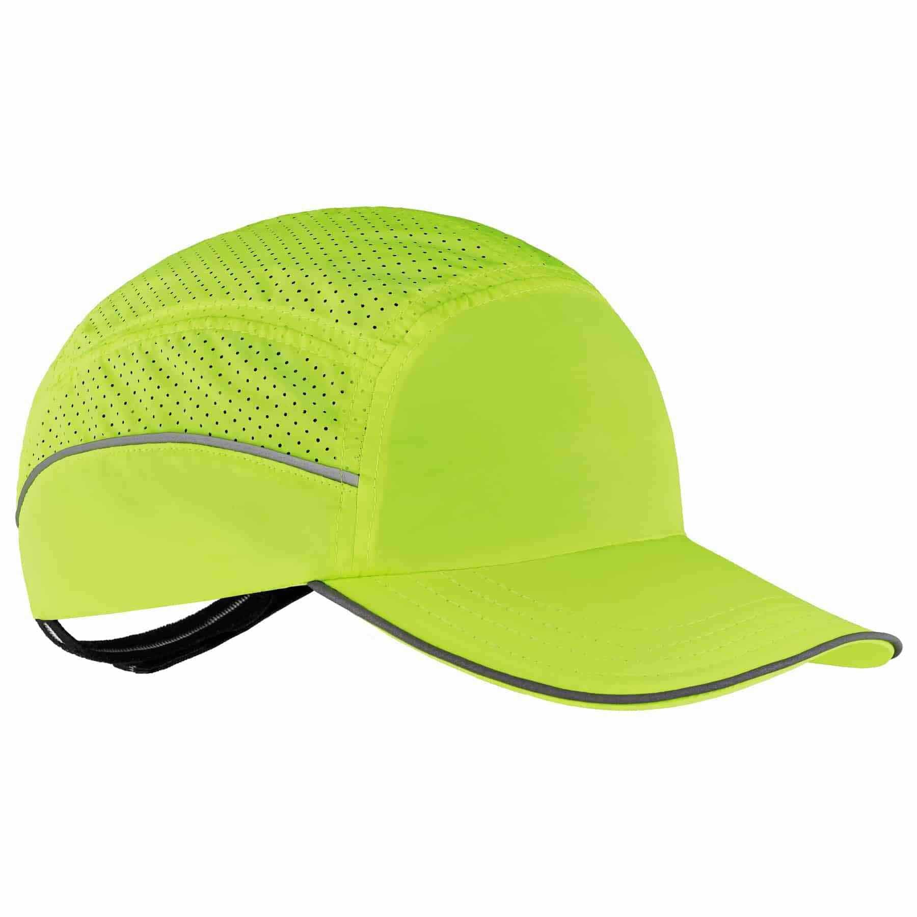 Ergodyne 23352 8955 Long Brim Lime Lightweight Bump Cap Hat - Mactool Shop