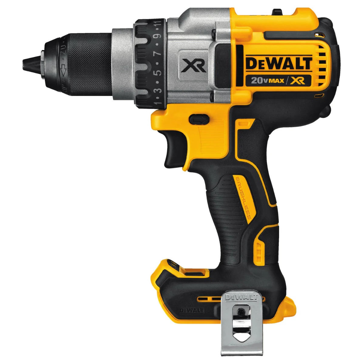 DeWalt DCD991B 20V MAX XR Lithium Ion Brushless 3-Speed Drill / Driver, Bare Tool - Mactool Shop
