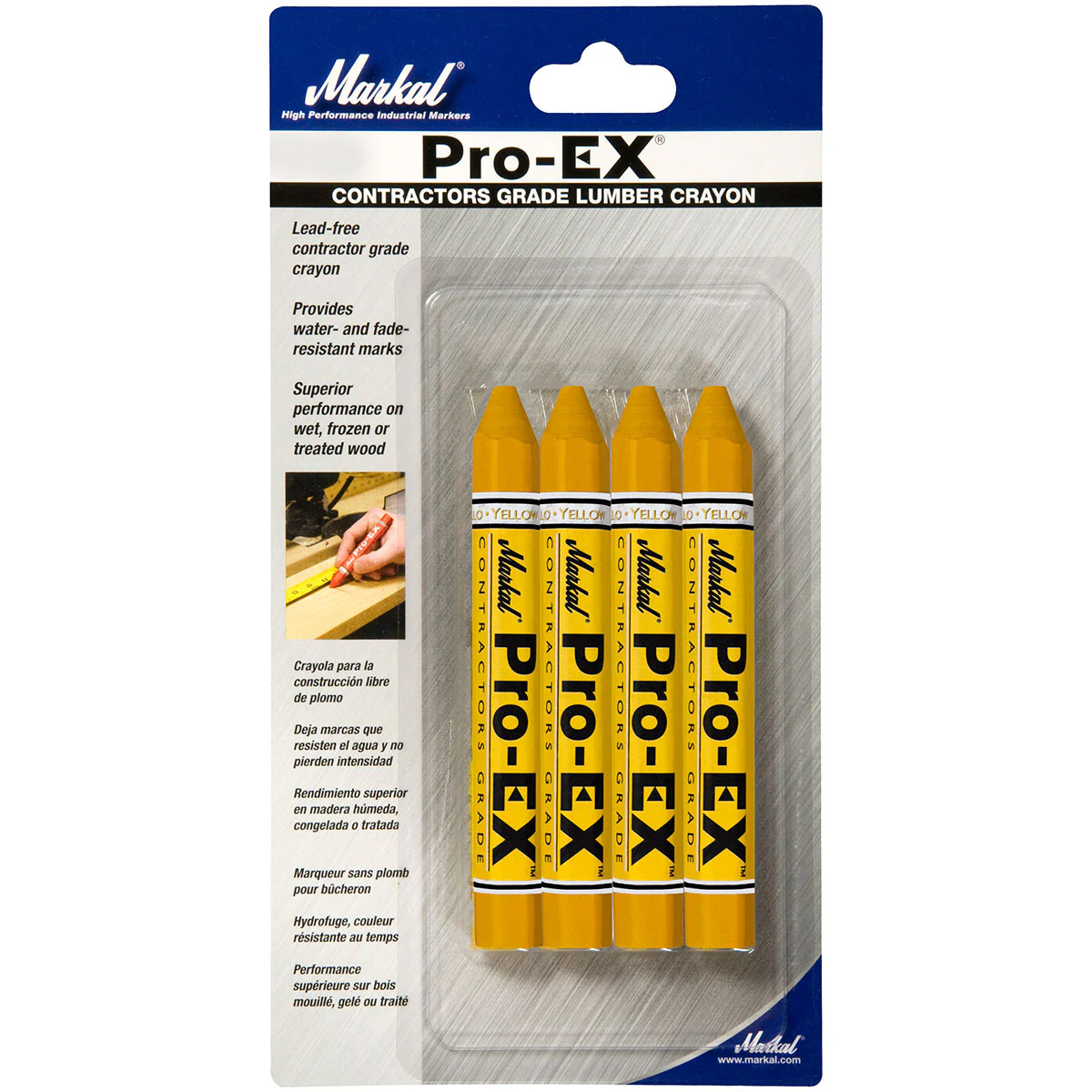 Markal 80601 Lumber Crayon, Extruded, 1/2